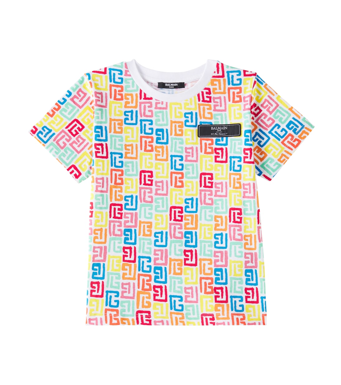 Camiseta de algodón estampada | Balmain Kids