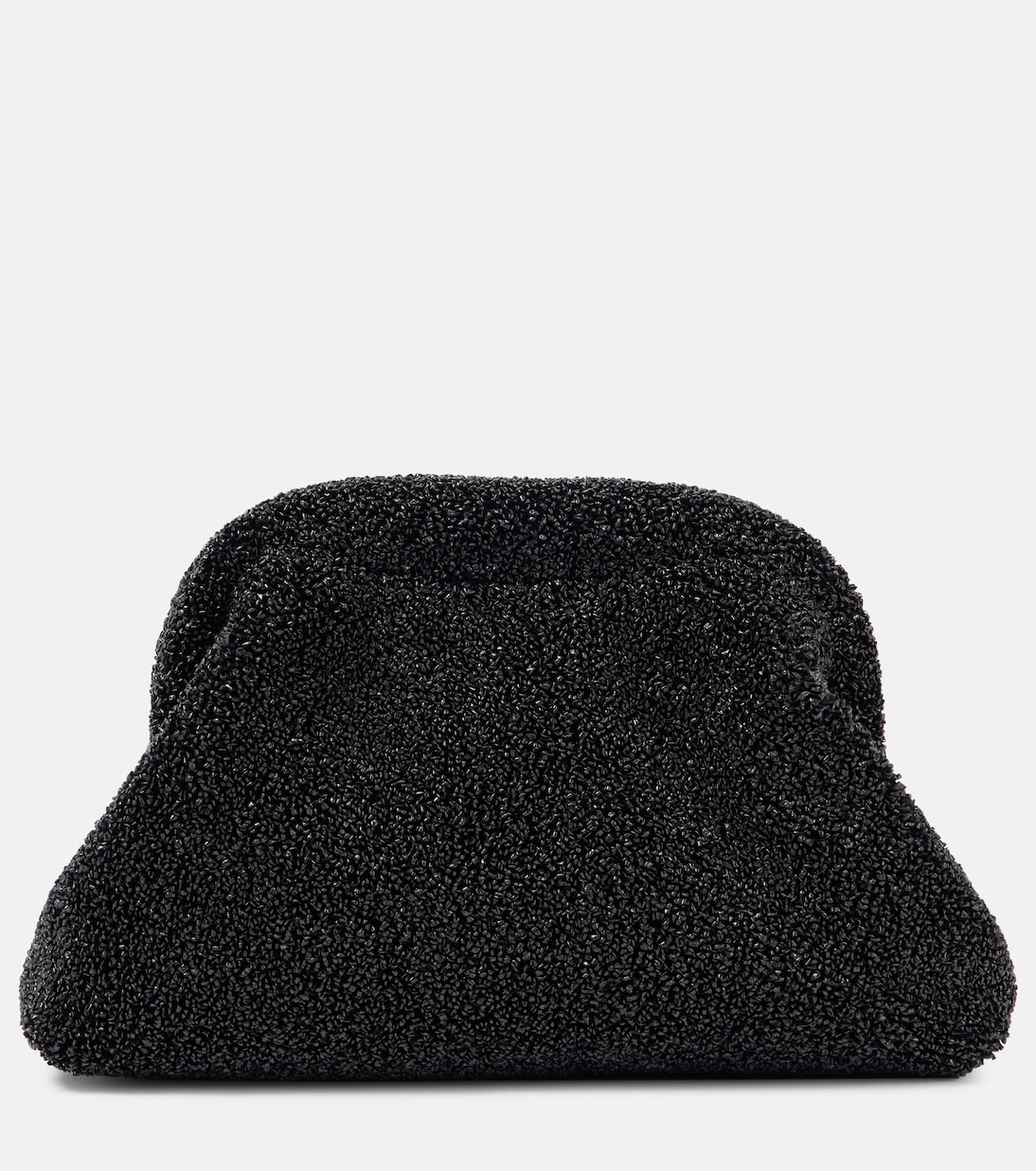 Mira raffia-effect clutch | The Row