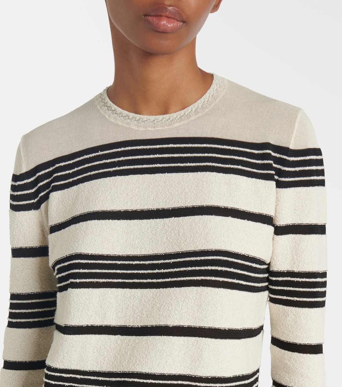 Pull rayé en coton mélangé | Moncler
