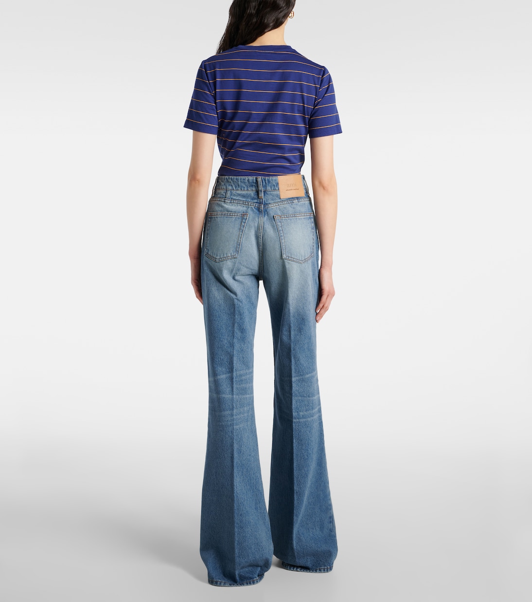 Jeans flared a vita alta | Ami Paris