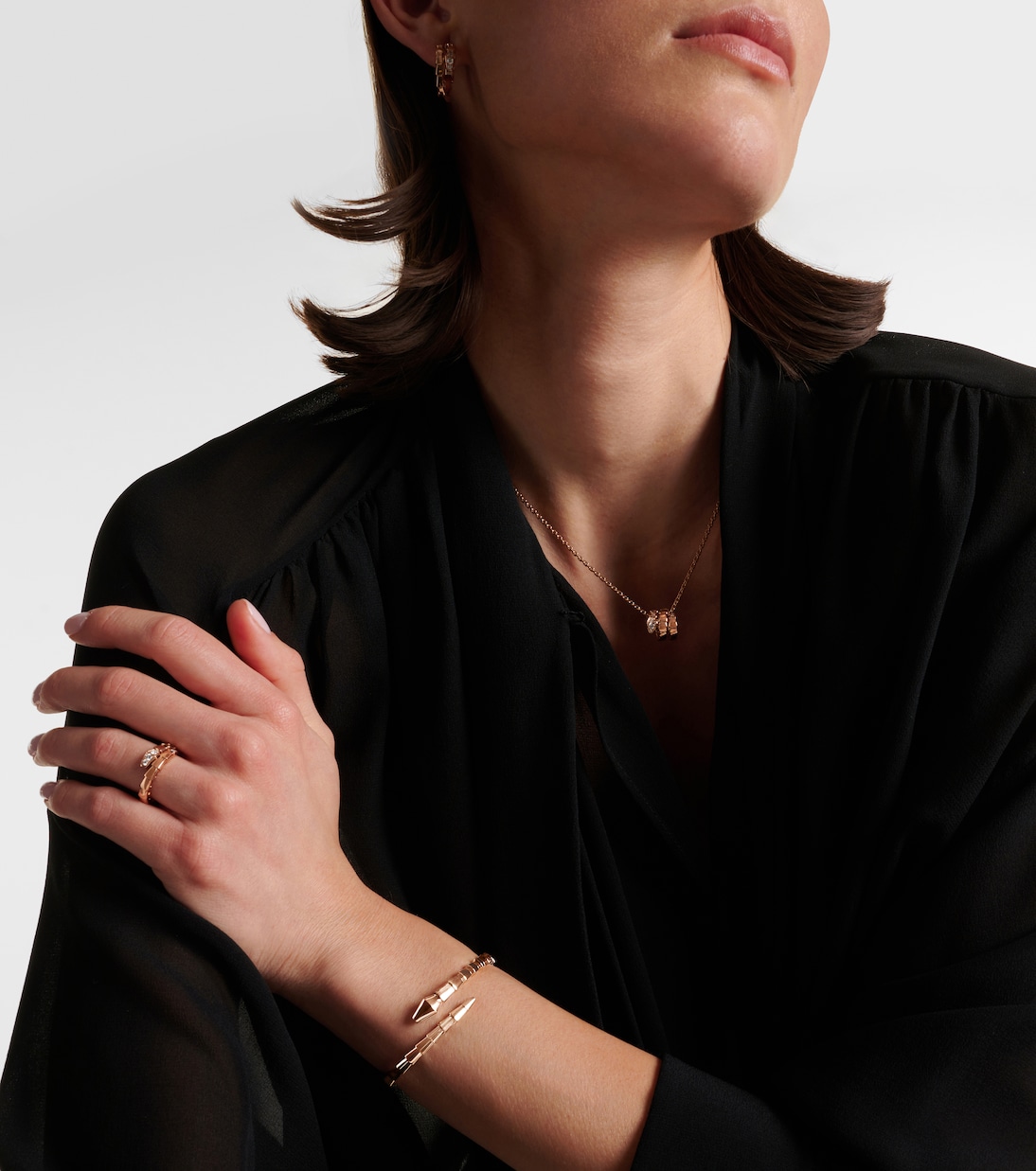 Bracelet Serpenti Viper en or rose 18 ct | Bvlgari