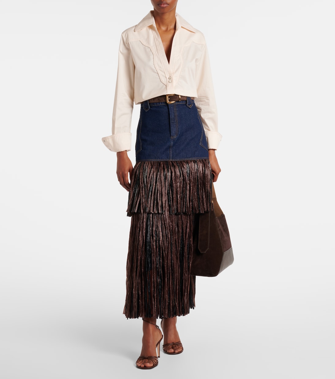 Cotton-blend poplin shirt | Johanna Ortiz