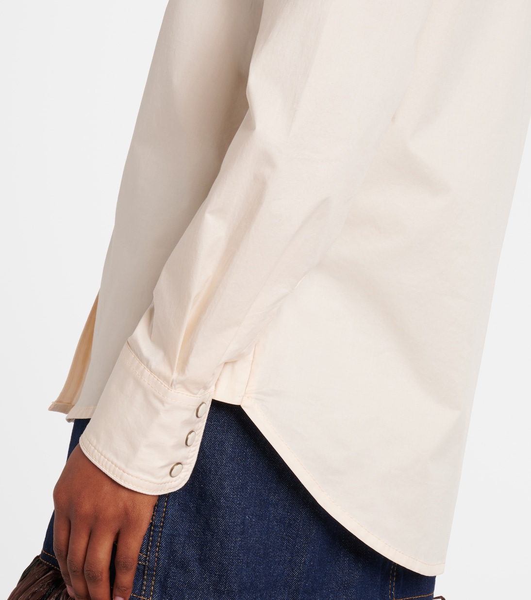 Cotton-blend poplin shirt | Johanna Ortiz