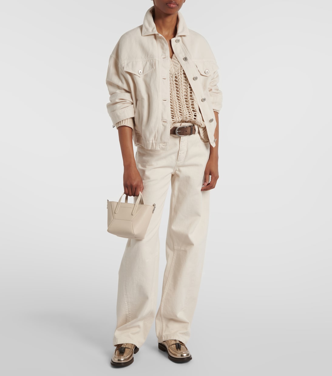 Borsa BC Duo Mini in pelle | Brunello Cucinelli