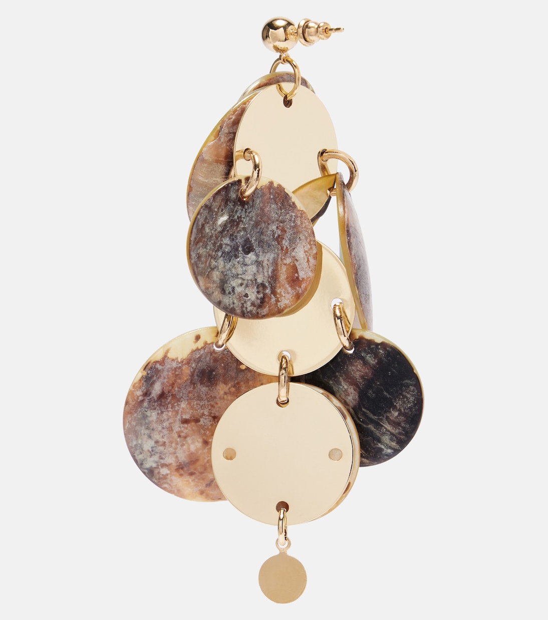 Mother-of-pearl earrings | Rabanne