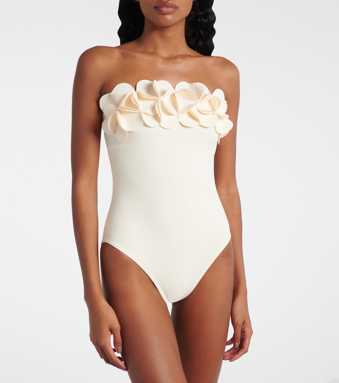 Costume intero Tess con applicazioni floreali  | Karla Colletto