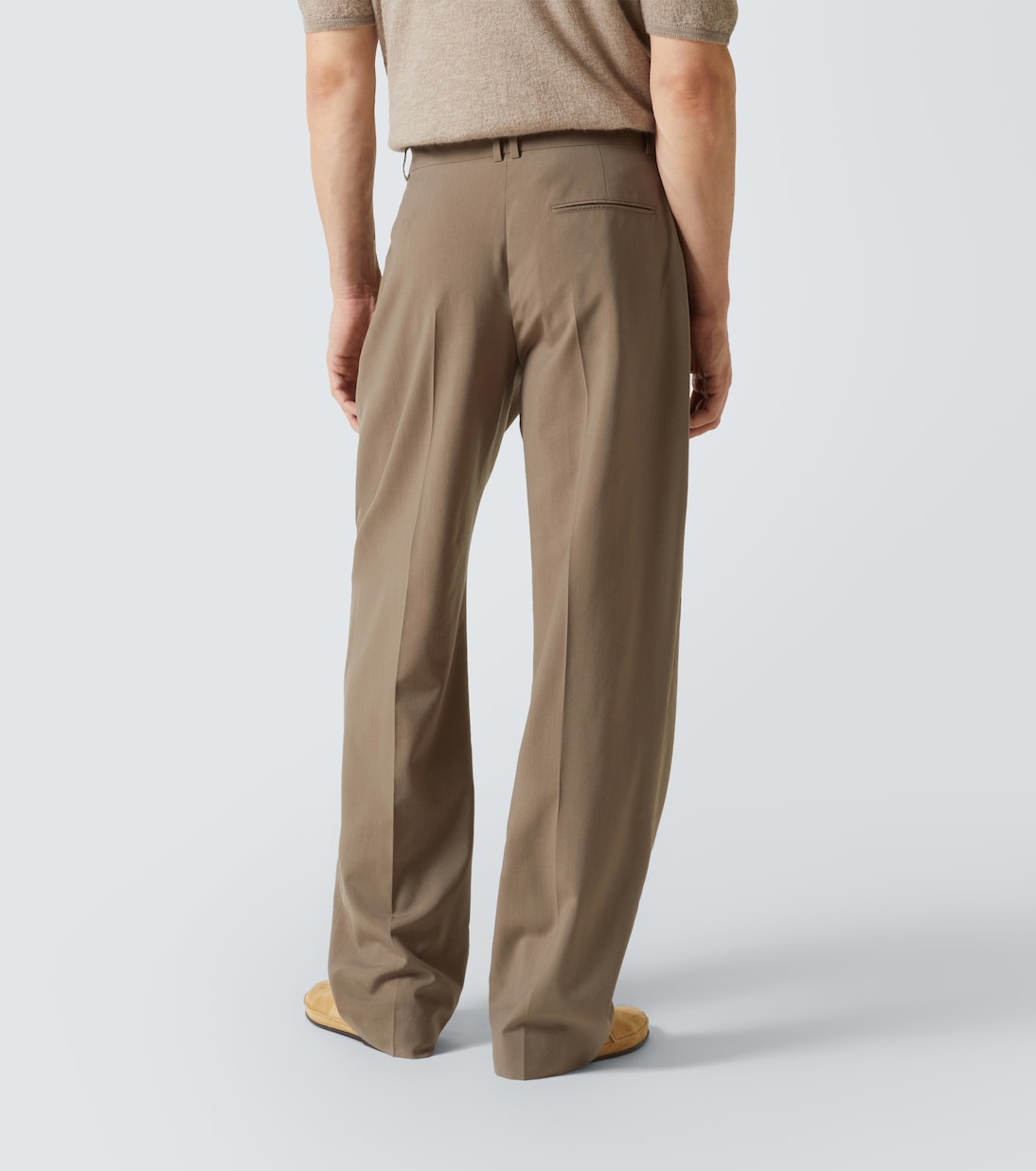 Weite Hose Mikeno aus Wolle | The Row
