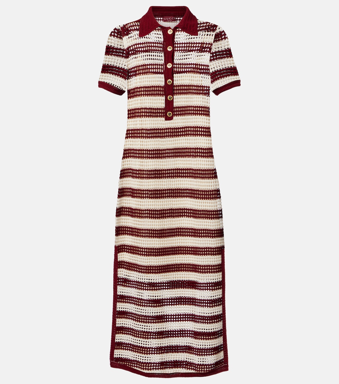 Polokleid aus Häkelstrick | Gucci