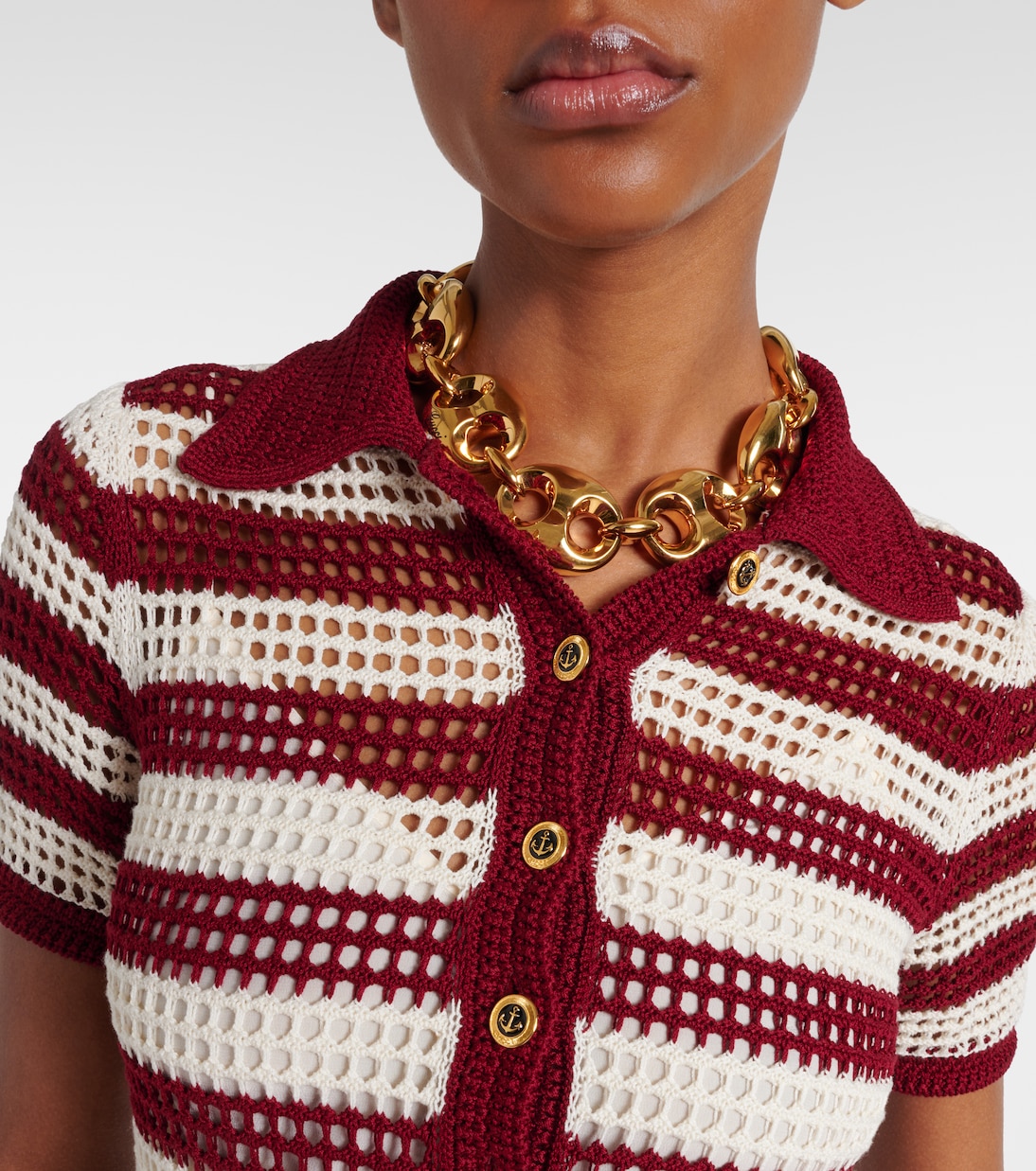 Polokleid aus Häkelstrick | Gucci