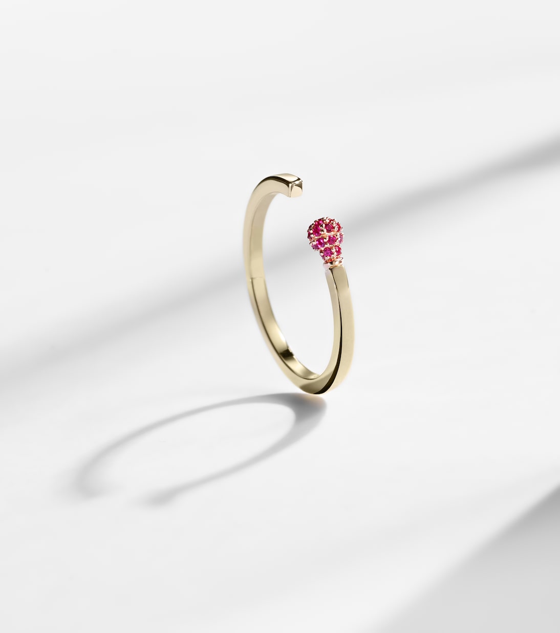 Bague Match en or 14 ct et rubis | Sydney Evan