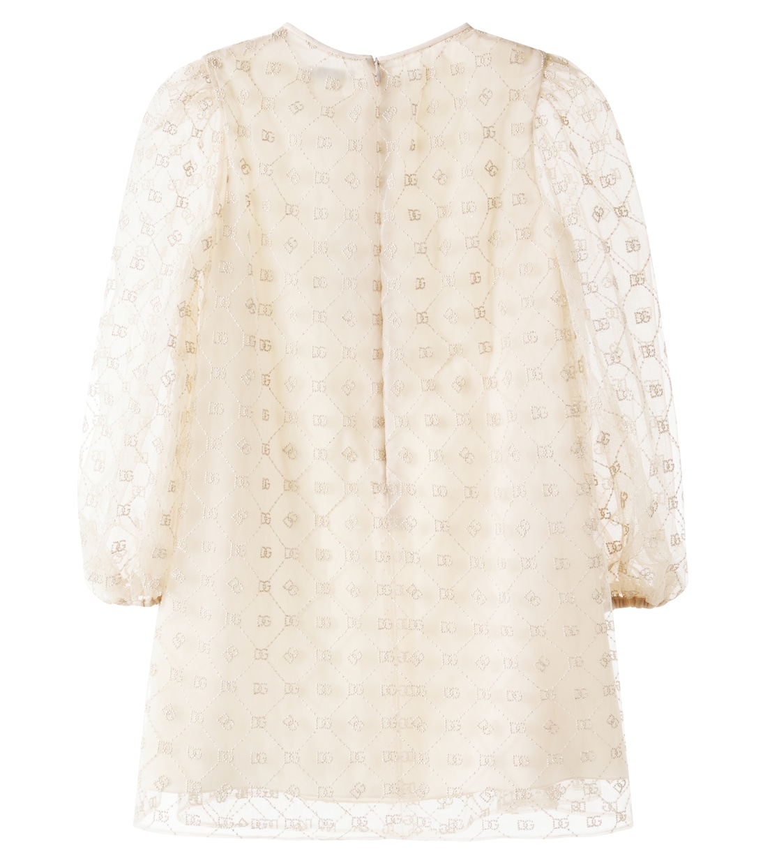 Kleid DG aus Tüll und Lurex® | Dolce&Gabbana Kids