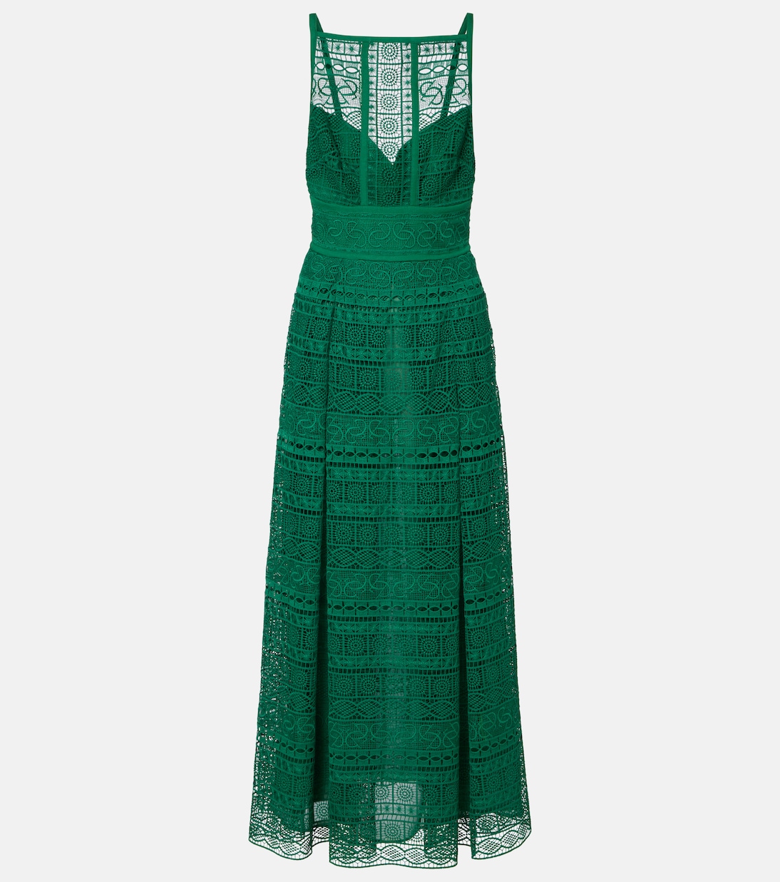 Vestido midi de macramé | Elie Saab