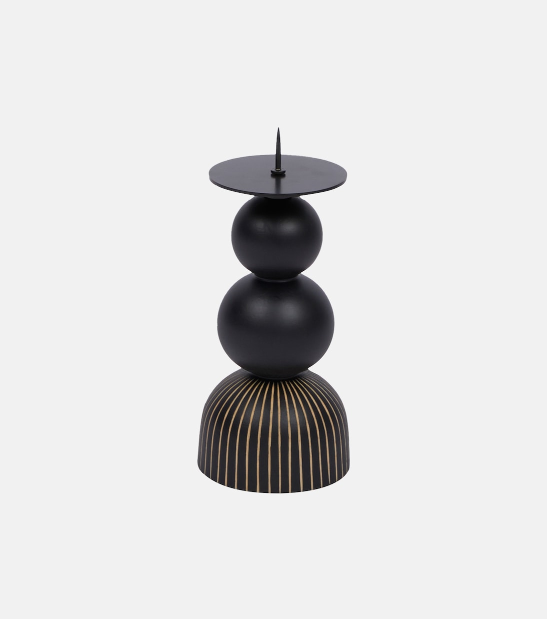 Aurora Large wood candle holder | Zanat