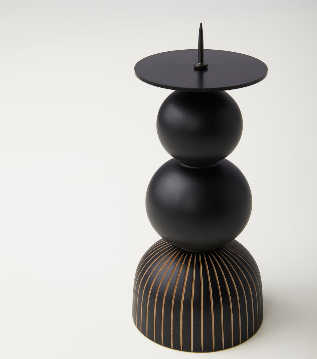 Aurora Large wood candle holder | Zanat