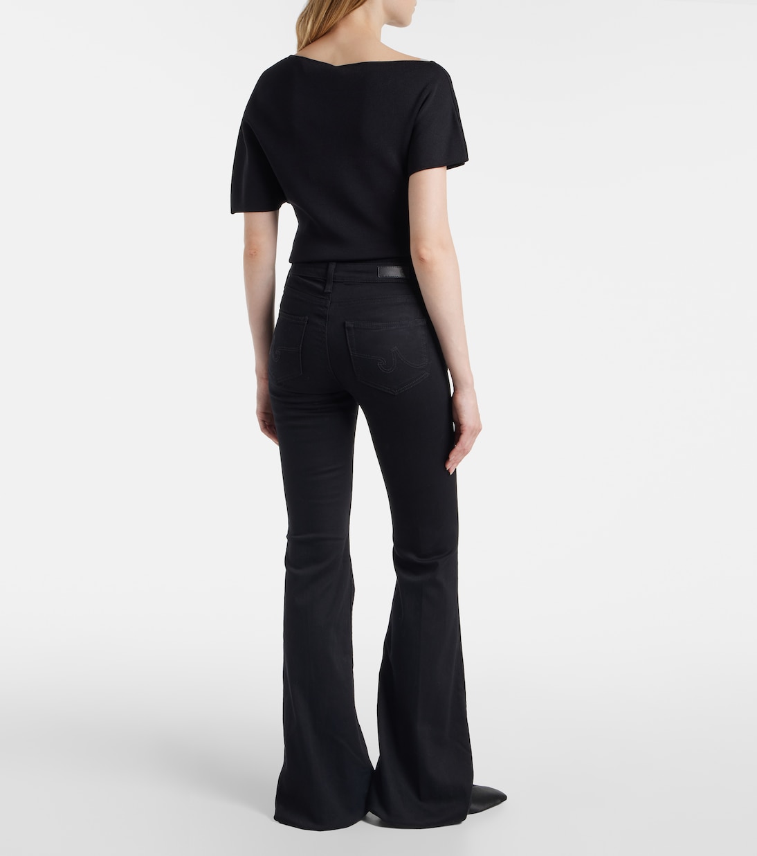 Tropea high-rise flare jeans | AG Jeans