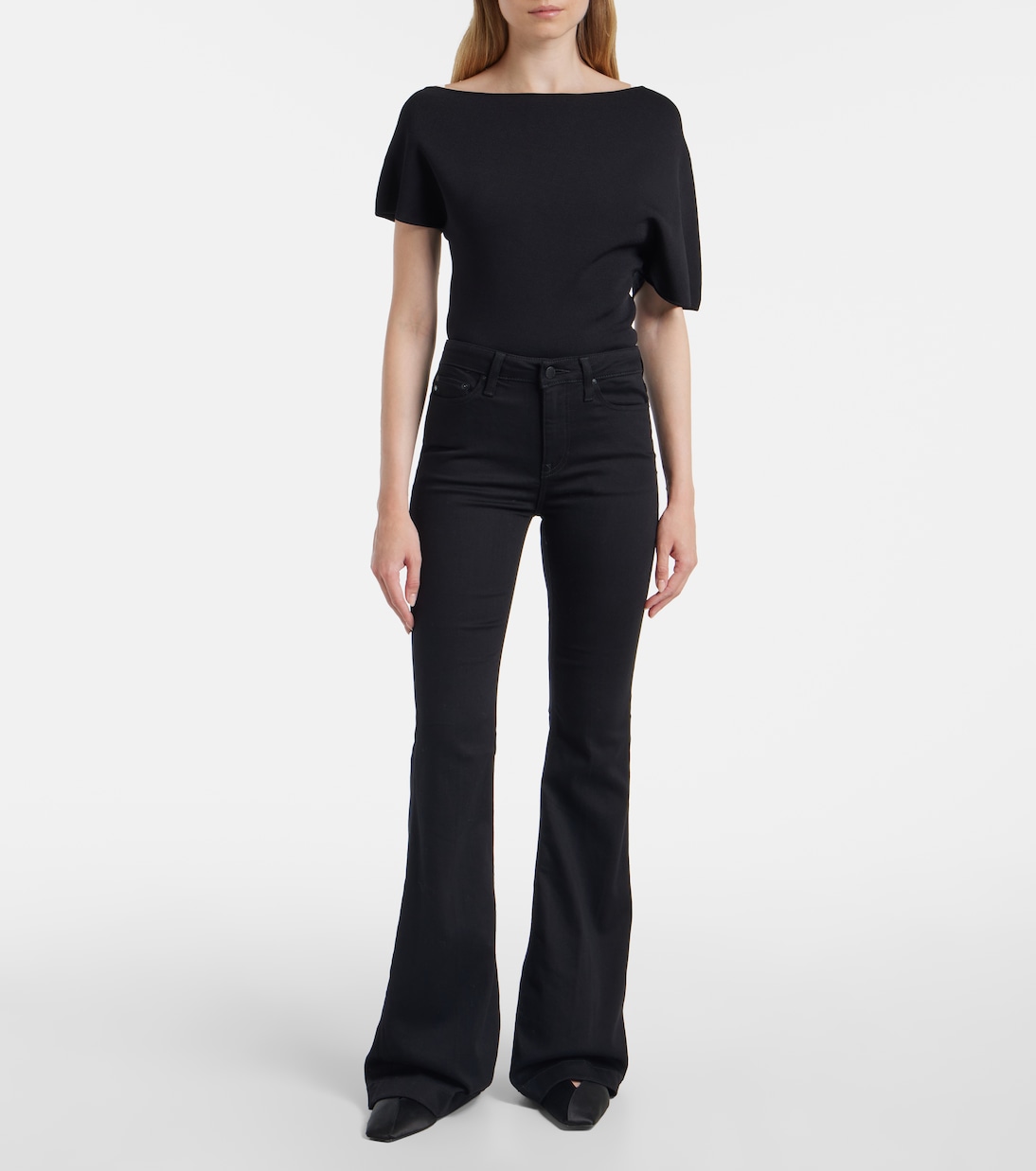 Tropea high-rise flare jeans | AG Jeans
