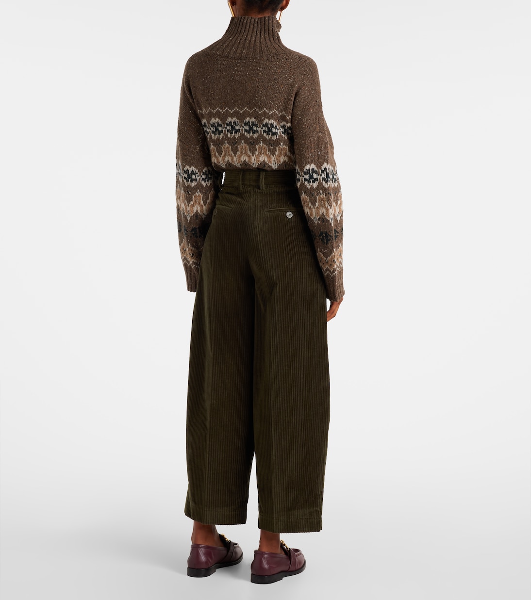 Pantalones barrel Dash de pana de algodón | Altuzarra