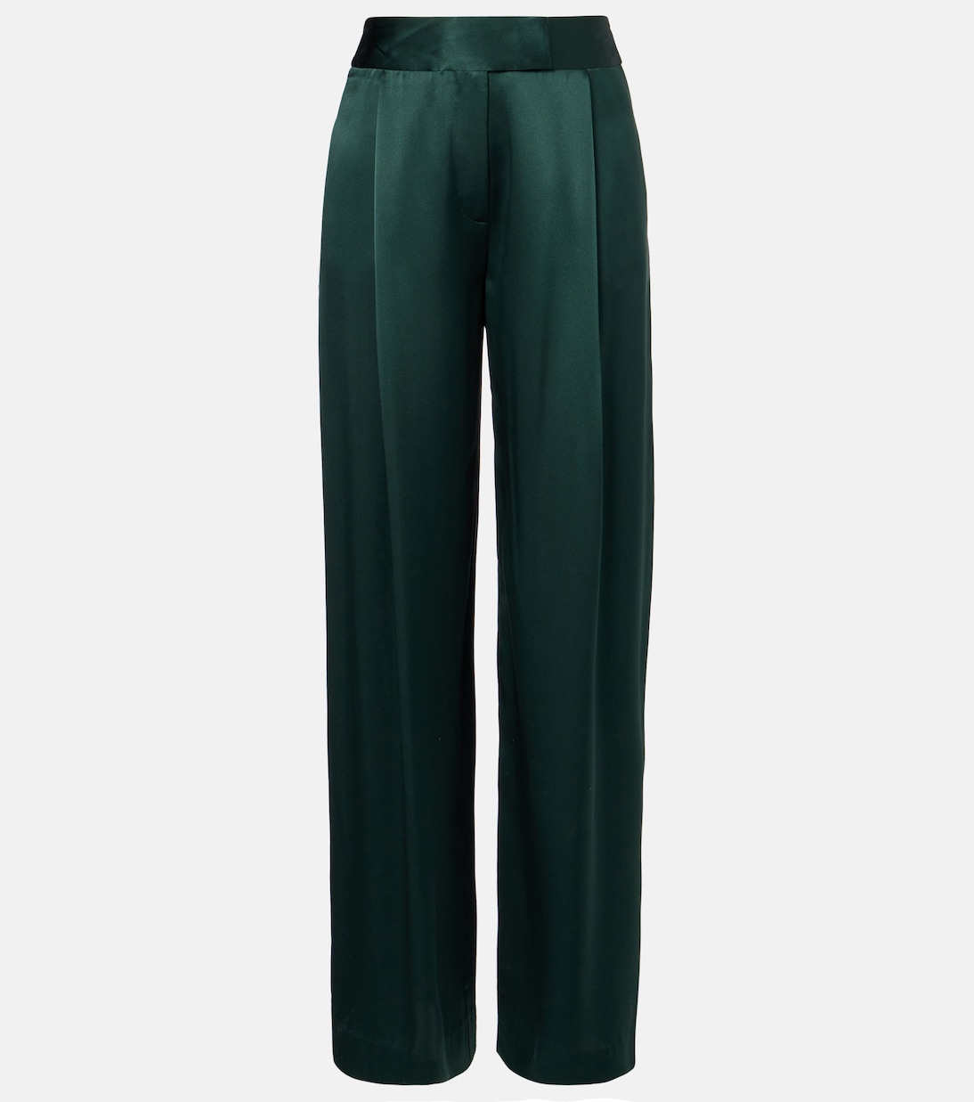 Weite Hose aus Seidensatin | The Sei