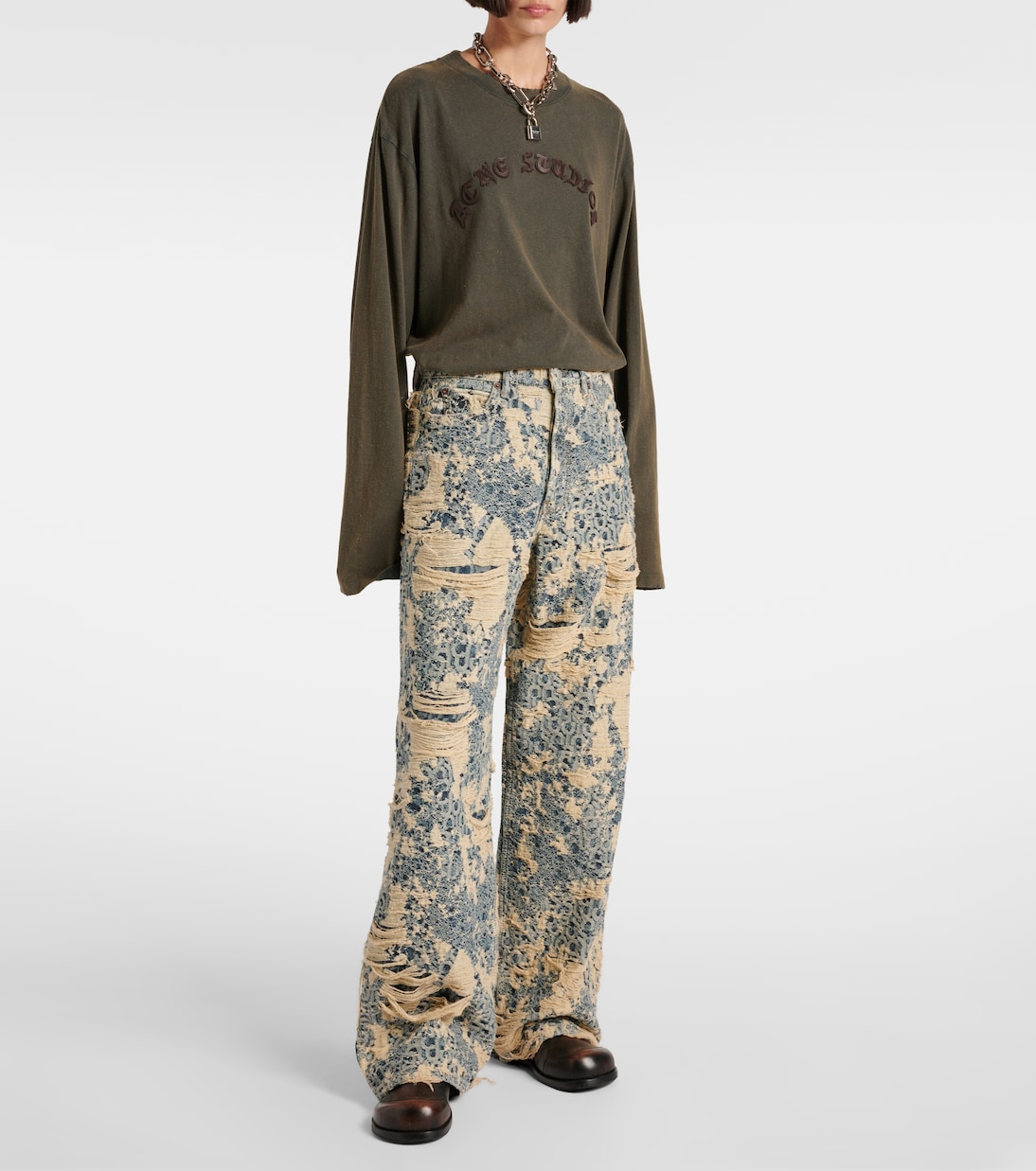 Jeans a gamba larga 1981 Monogram | Acne Studios