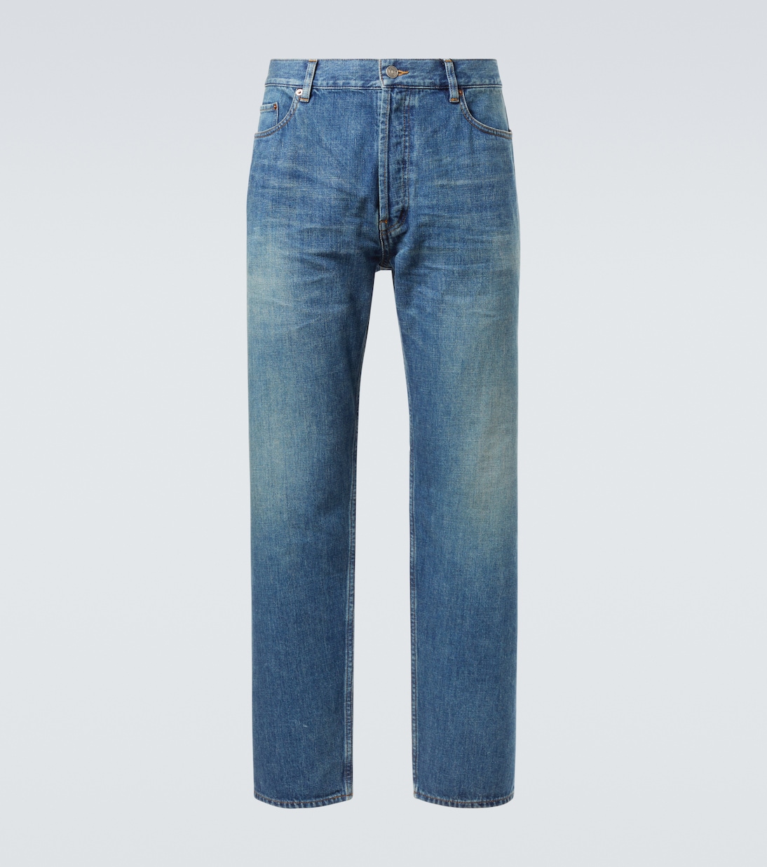 Jean droit Mick à taille mi-haute | Saint Laurent