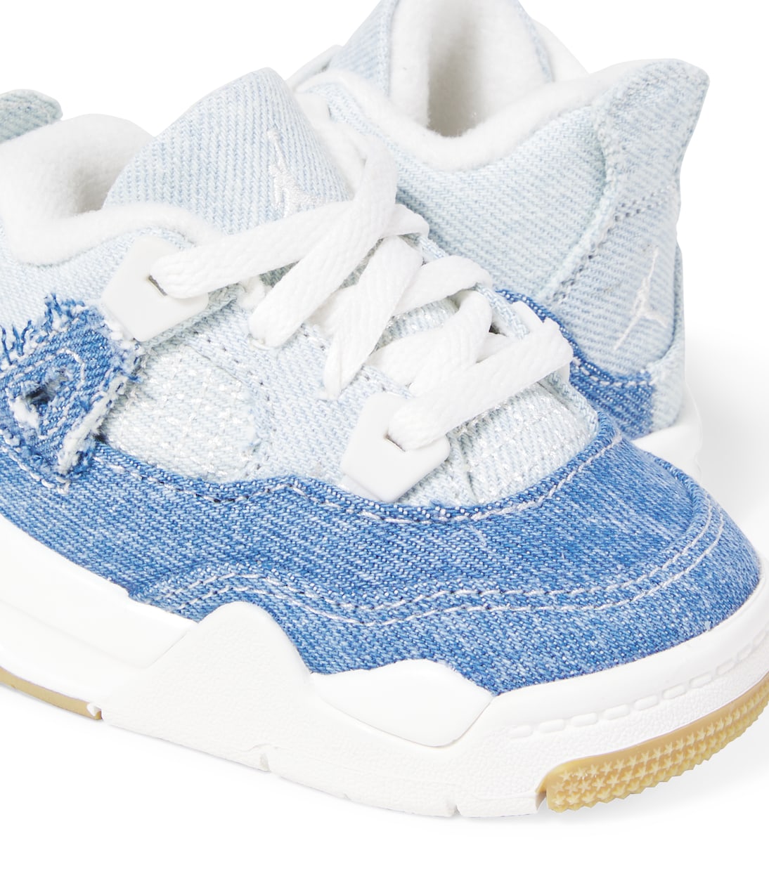Baby Sneakers Jordan 4 Retro aus Denim | Nike Kids
