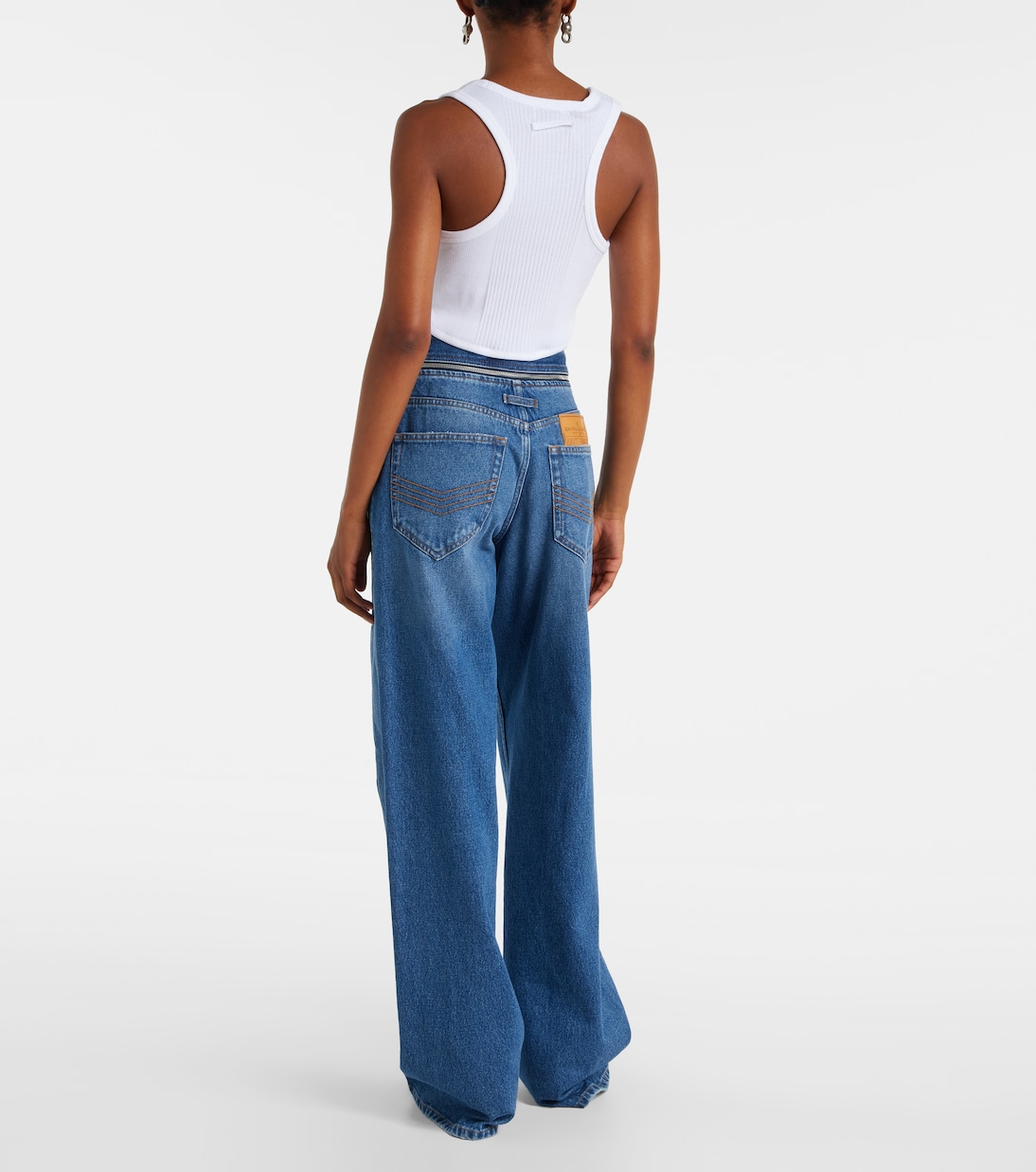 Ribbed-knit cotton jersey bra top | Jean Paul Gaultier