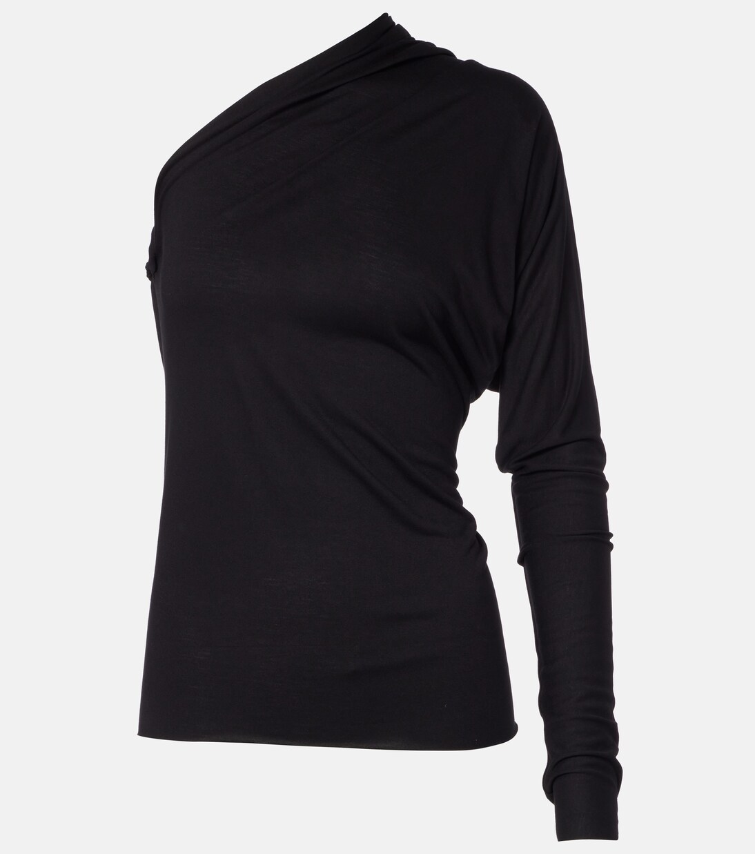 Diana one-shoulder jersey top | Rick Owens