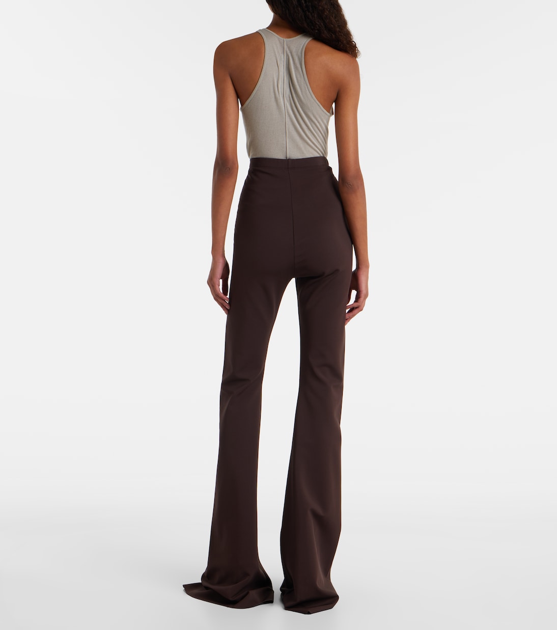 Pantalon flare Dirt à taille haute | Rick Owens
