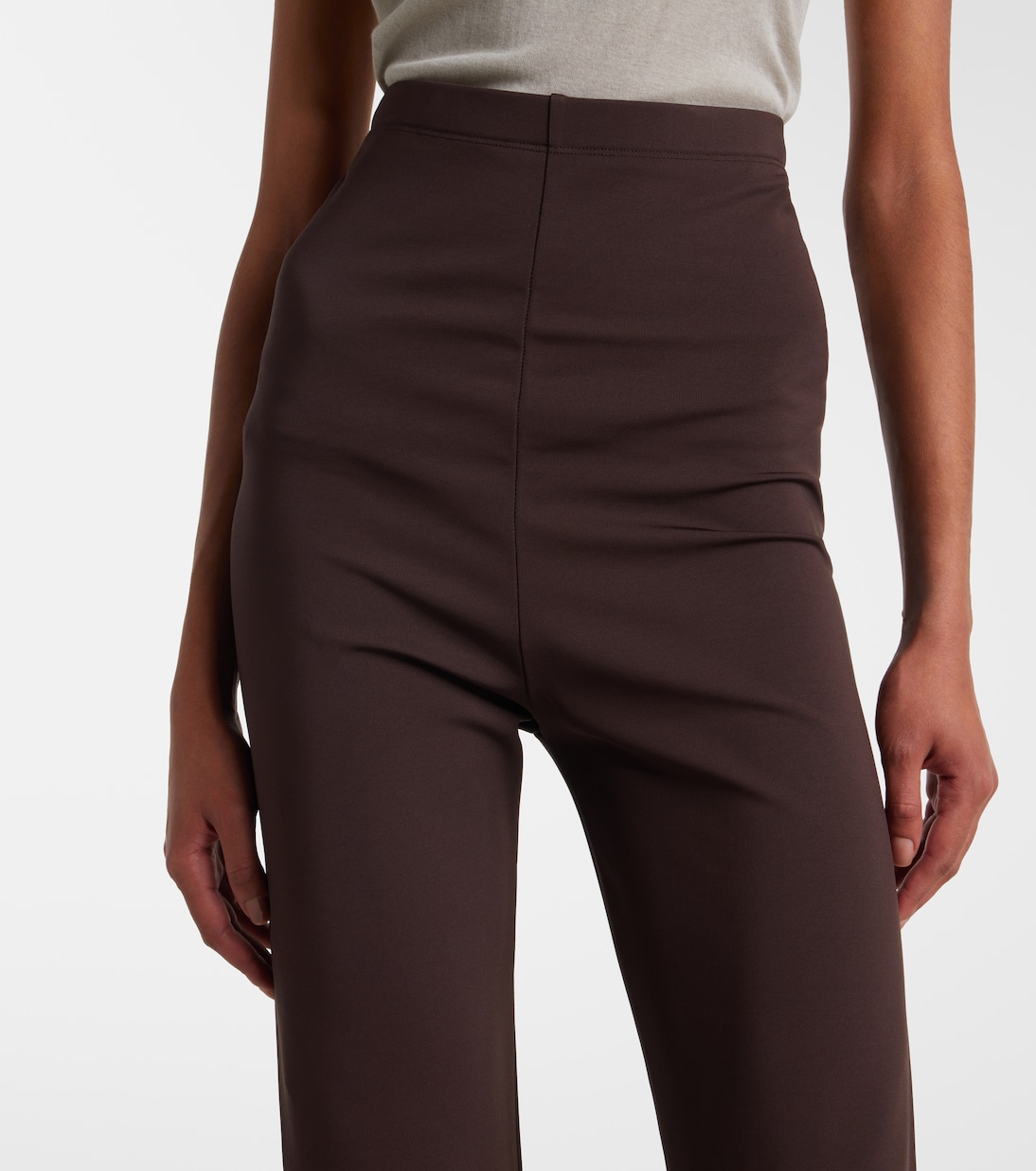 Pantalon flare Dirt à taille haute | Rick Owens