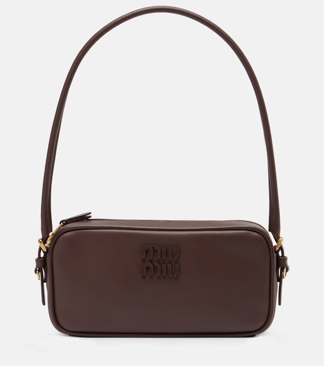 Leather shoulder bag | Miu Miu