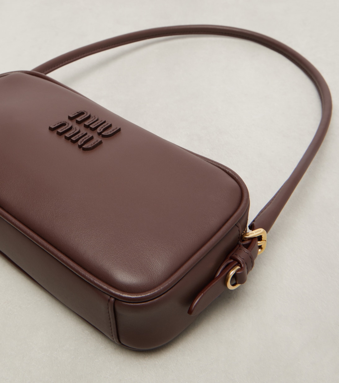 Leather shoulder bag | Miu Miu