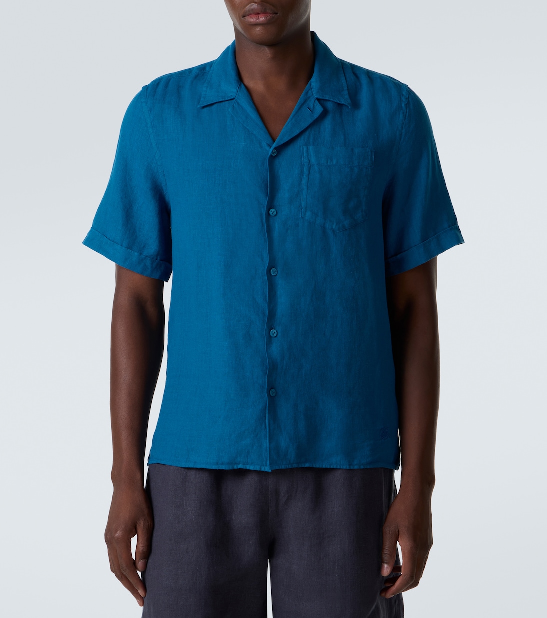 Charli linen bowling shirt | Vilebrequin
