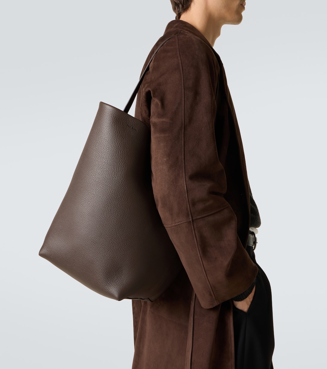 Bolso N/S Park Large de piel | The Row