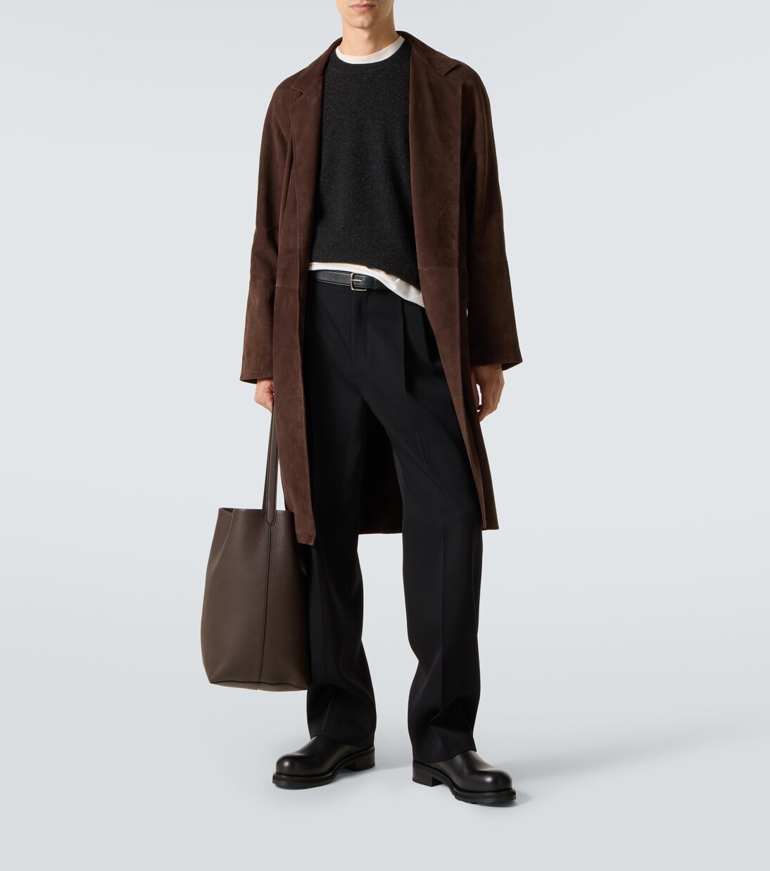 Bolso N/S Park Large de piel | The Row