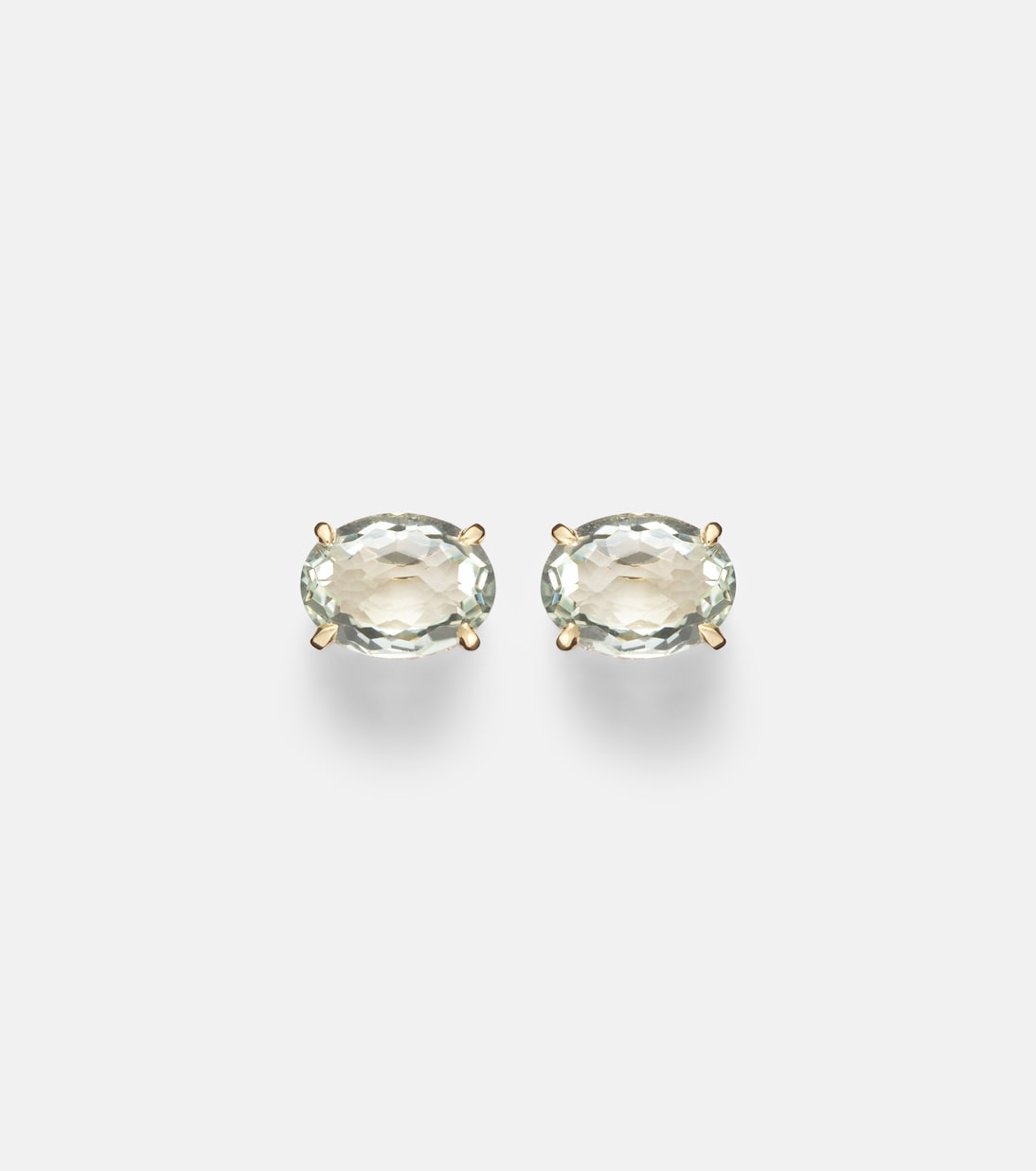 18kt gold earrings with amethyst and diamonds | Shay Jewelry