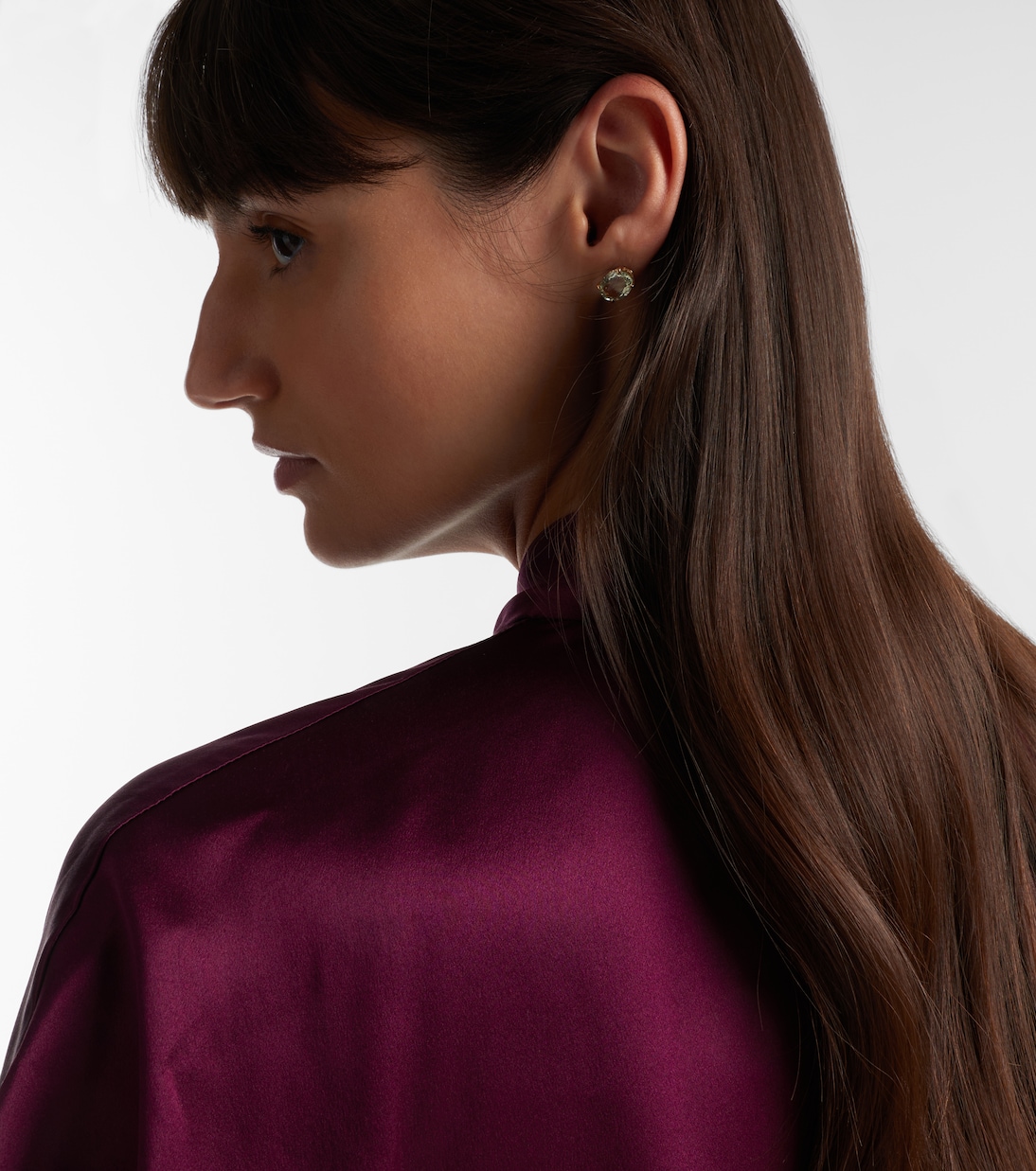 18kt gold earrings with amethyst and diamonds | Shay Jewelry