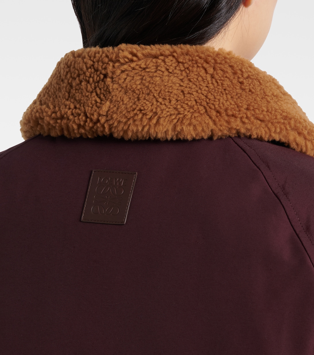 Wattierte Jacke mit Shearling | Loewe