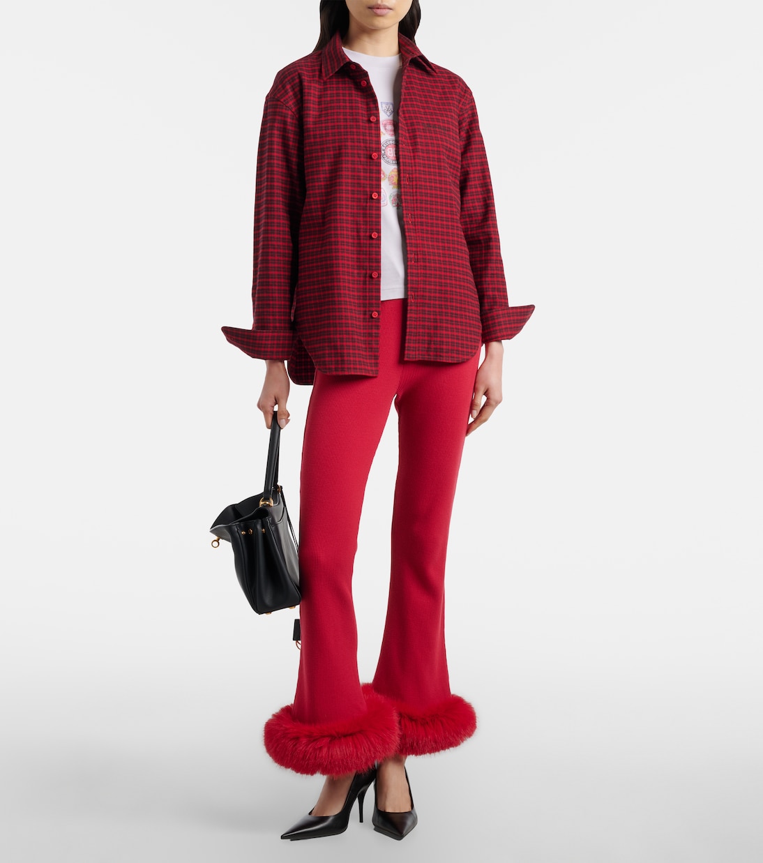 Checked cotton shirt | Balenciaga