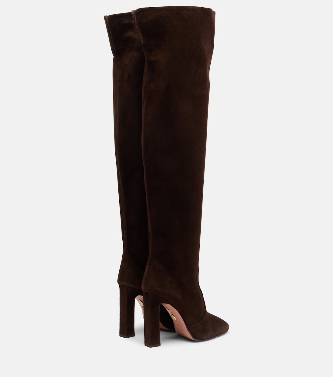 Joplin 105绒面革及膝靴 | Aquazzura
