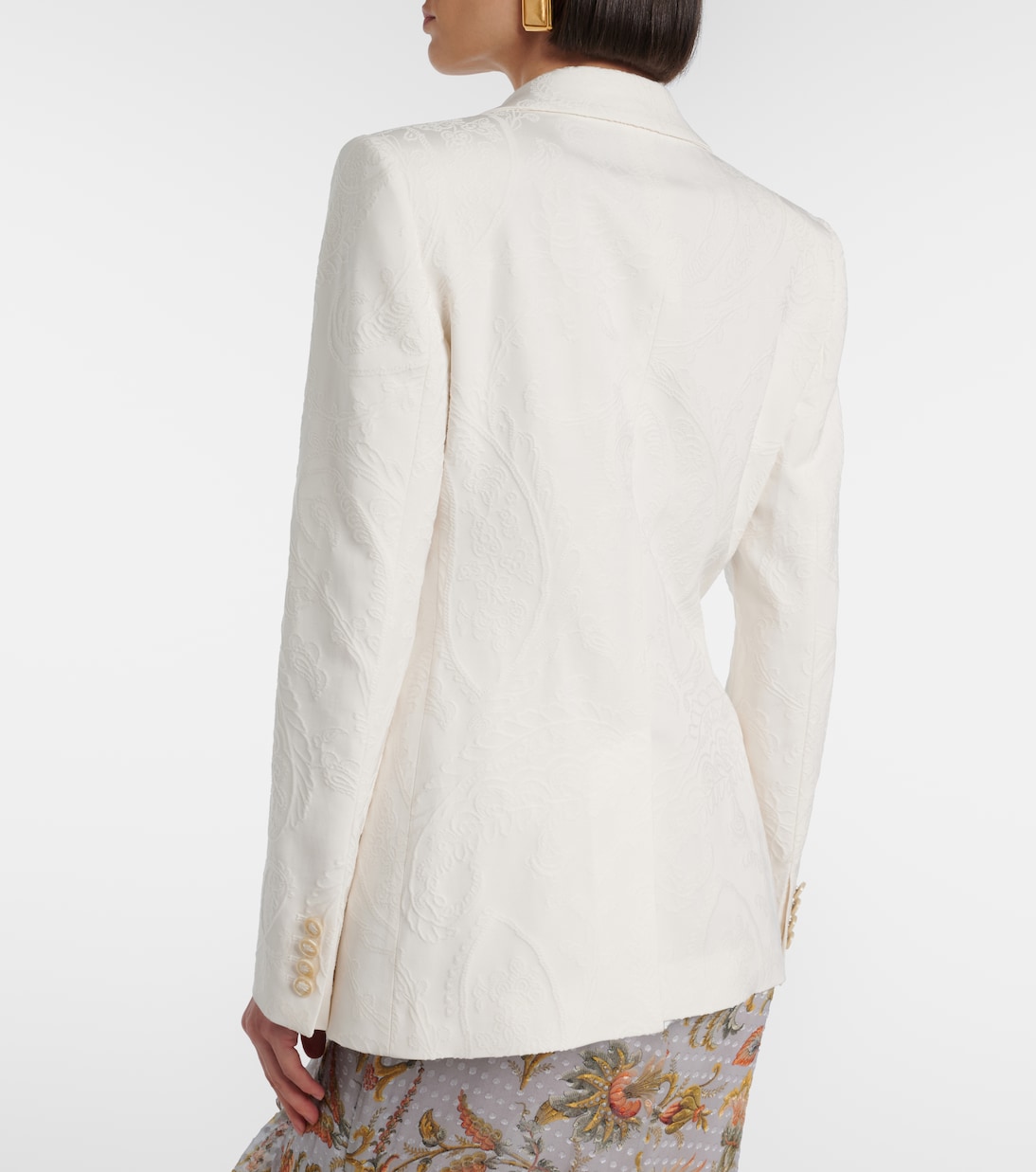 Blazer en mezcla de algodón bordado | Etro