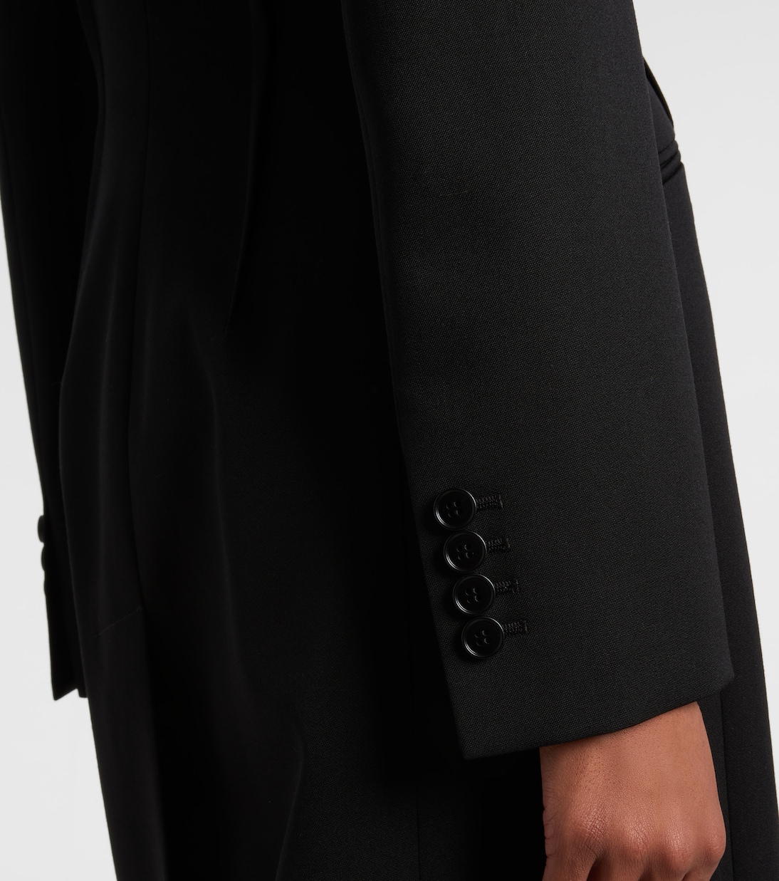 缀饰羊毛大衣 | McQueen