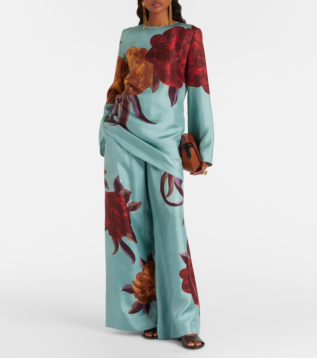 Supremes Swing floral silk minidress | La DoubleJ