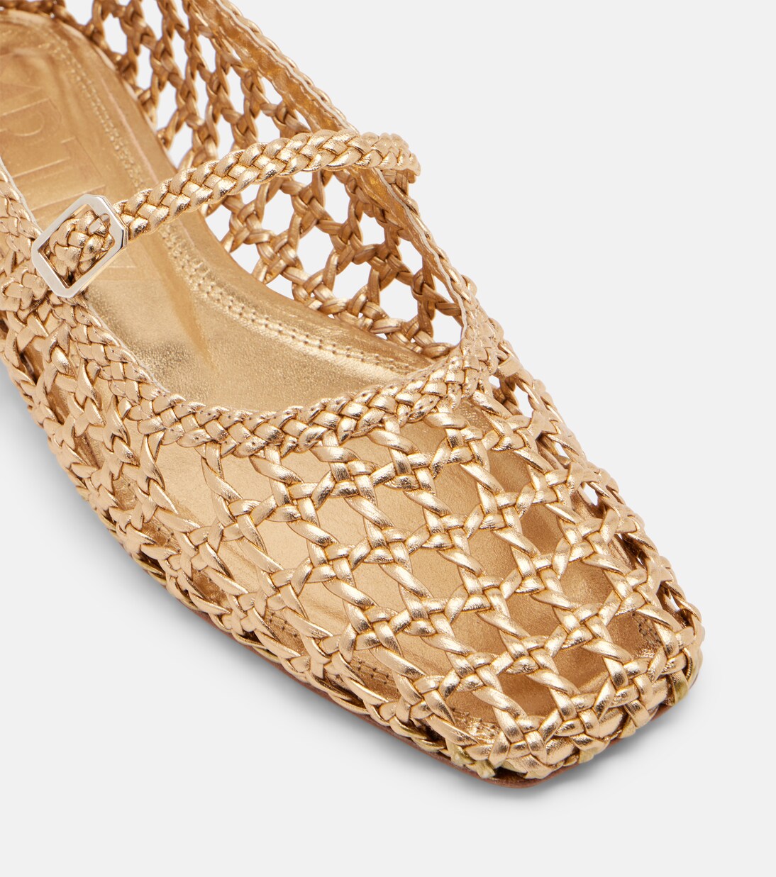 Bailarinas Mary Jane Paris de piel trenzada | Souliers Martinez