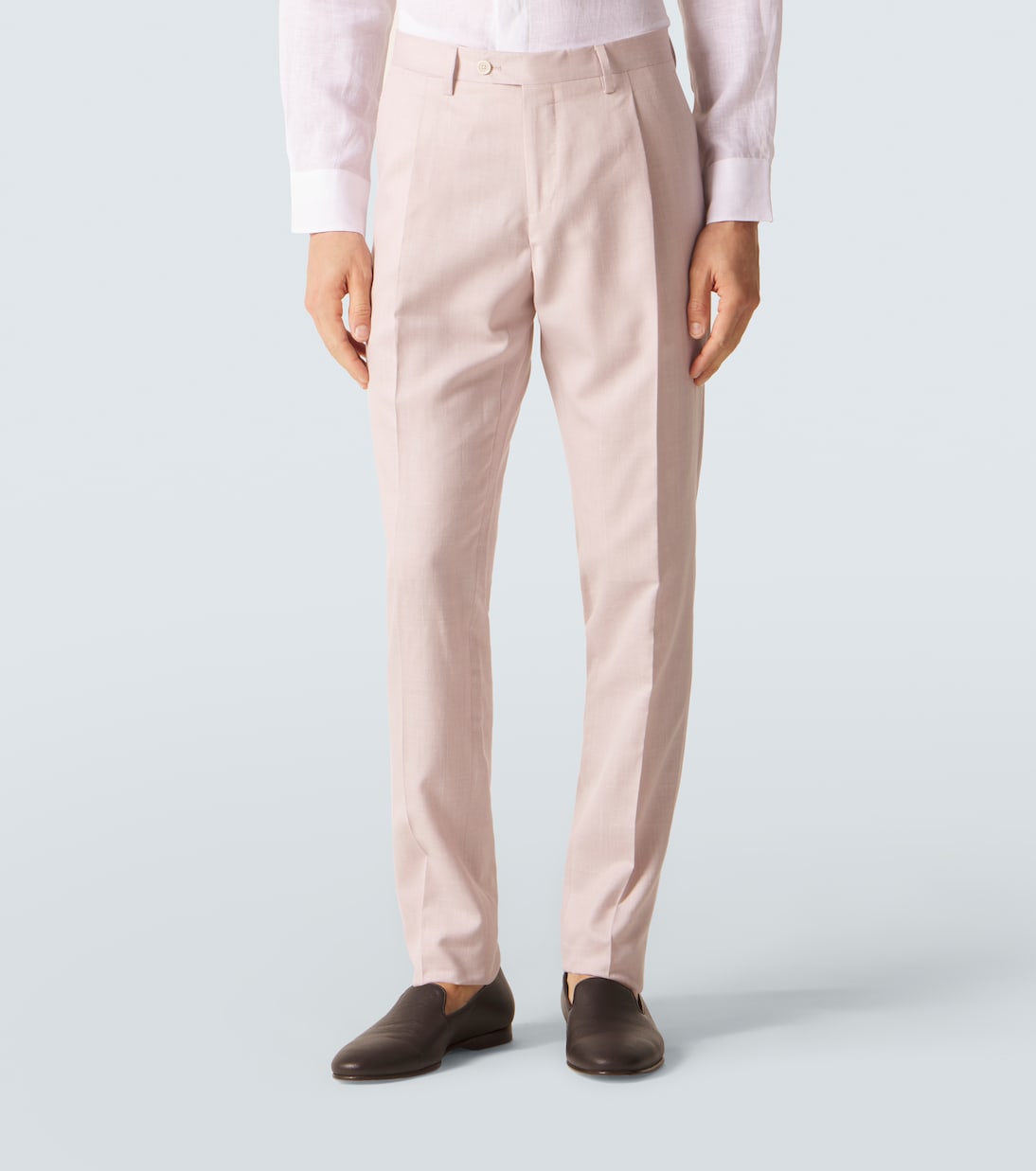 Wool, silk, and linen suit | Lardini