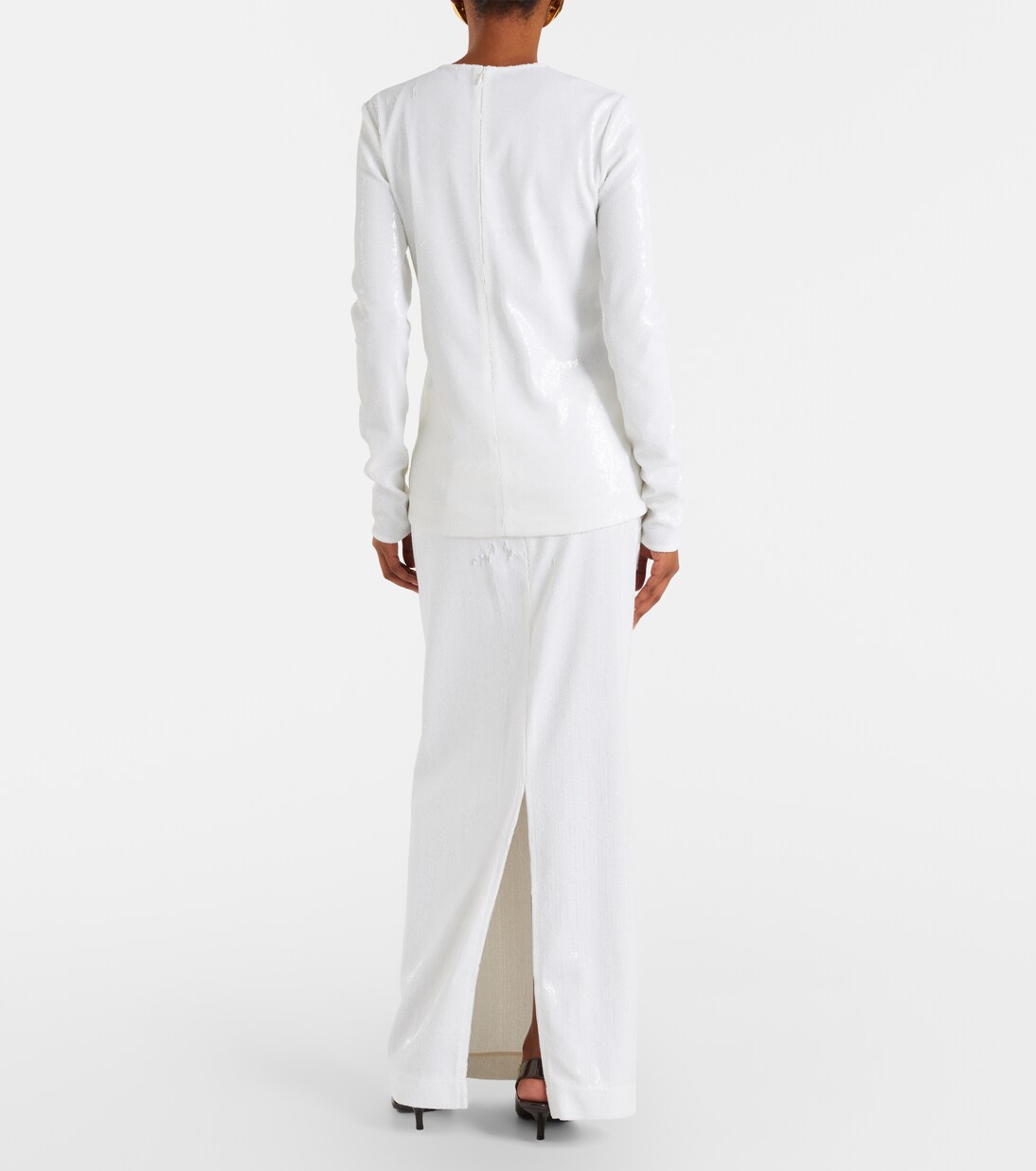 亮片加长半身裙 | Toteme