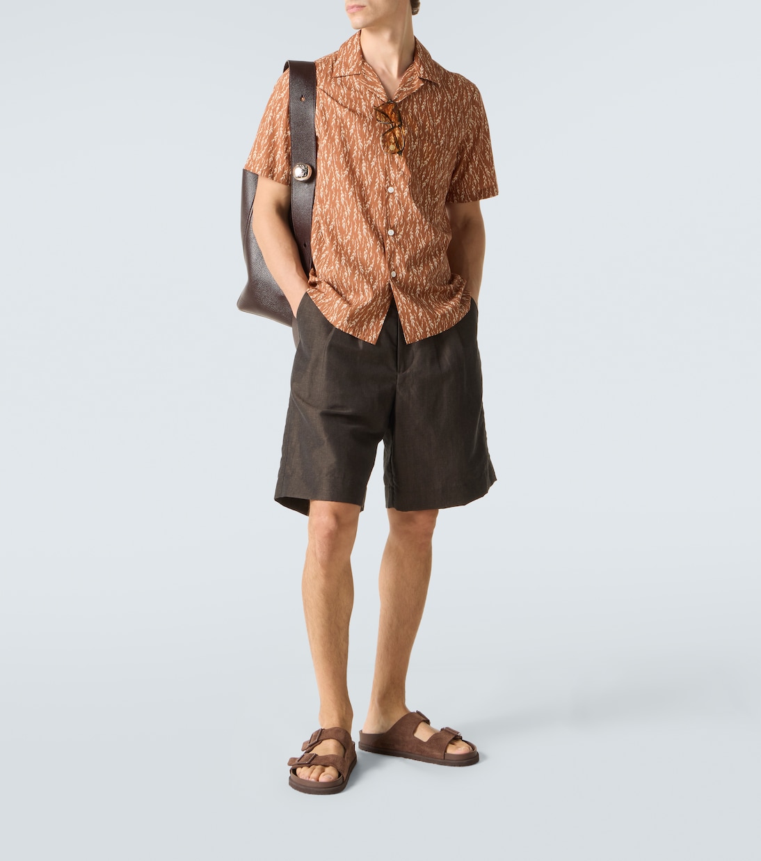 Bedrucktes Hemd aus einem Baumwollgemisch | Canali