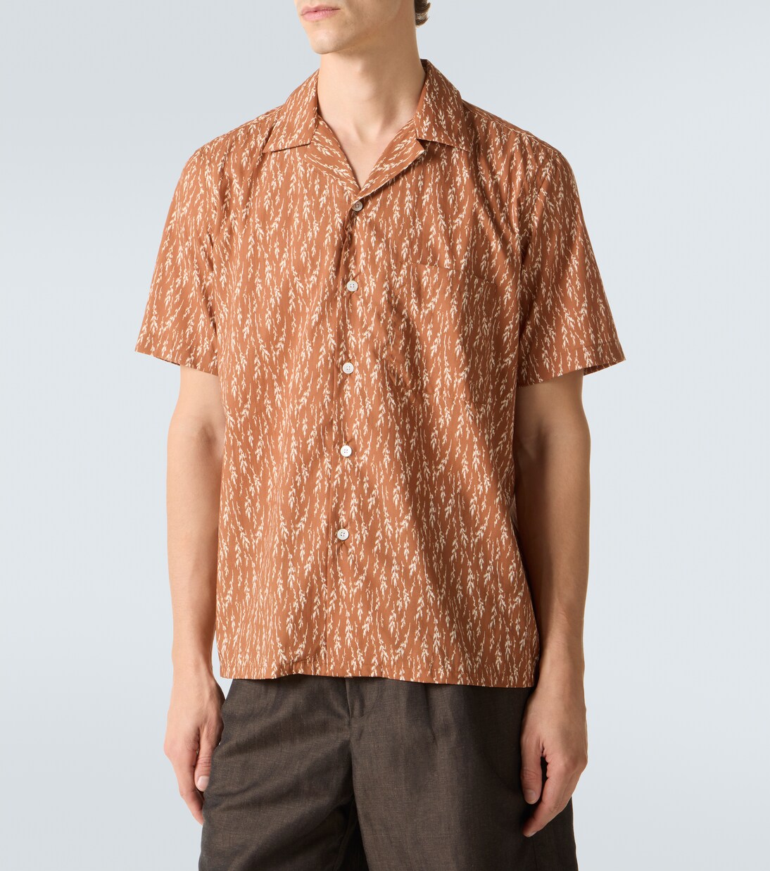 Bedrucktes Hemd aus einem Baumwollgemisch | Canali
