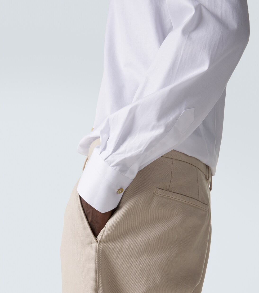Cotton poplin shirt | Kiton