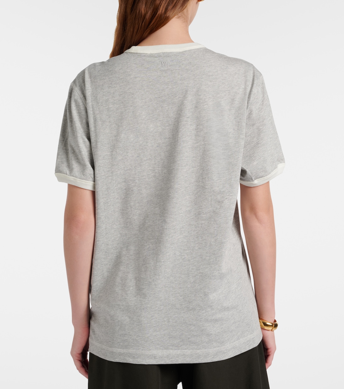 Logo cotton jersey T-shirt | Ami Paris