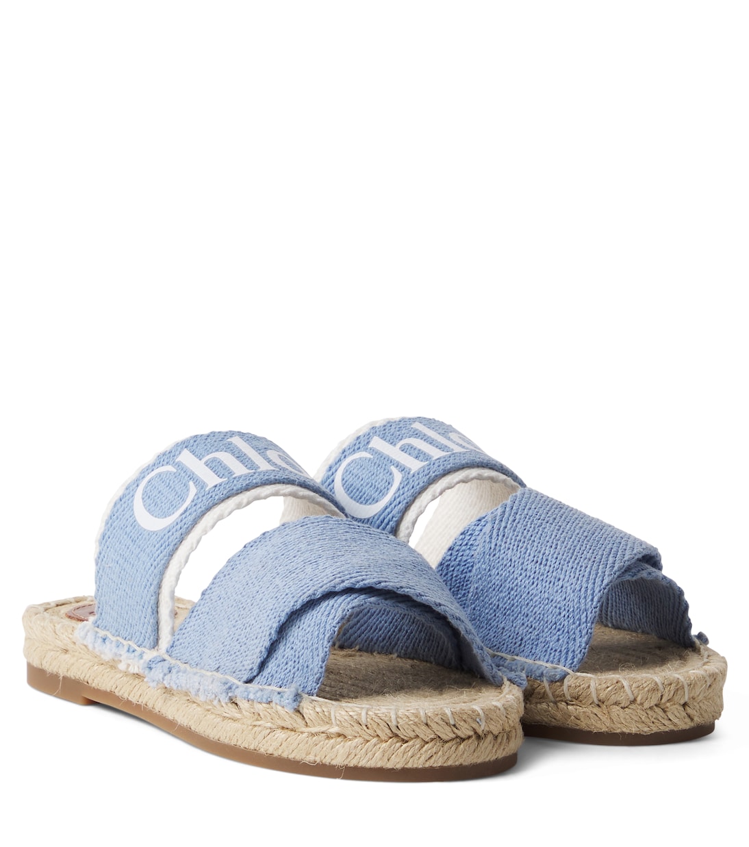 Logo espadrille sandals | Chloé Kids